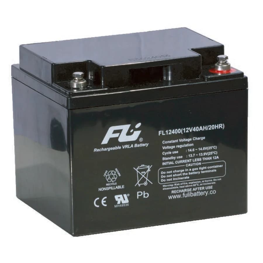 Batería sellada Fulibattery FL12400GS de 12 voltios y 40 amperios-hora
