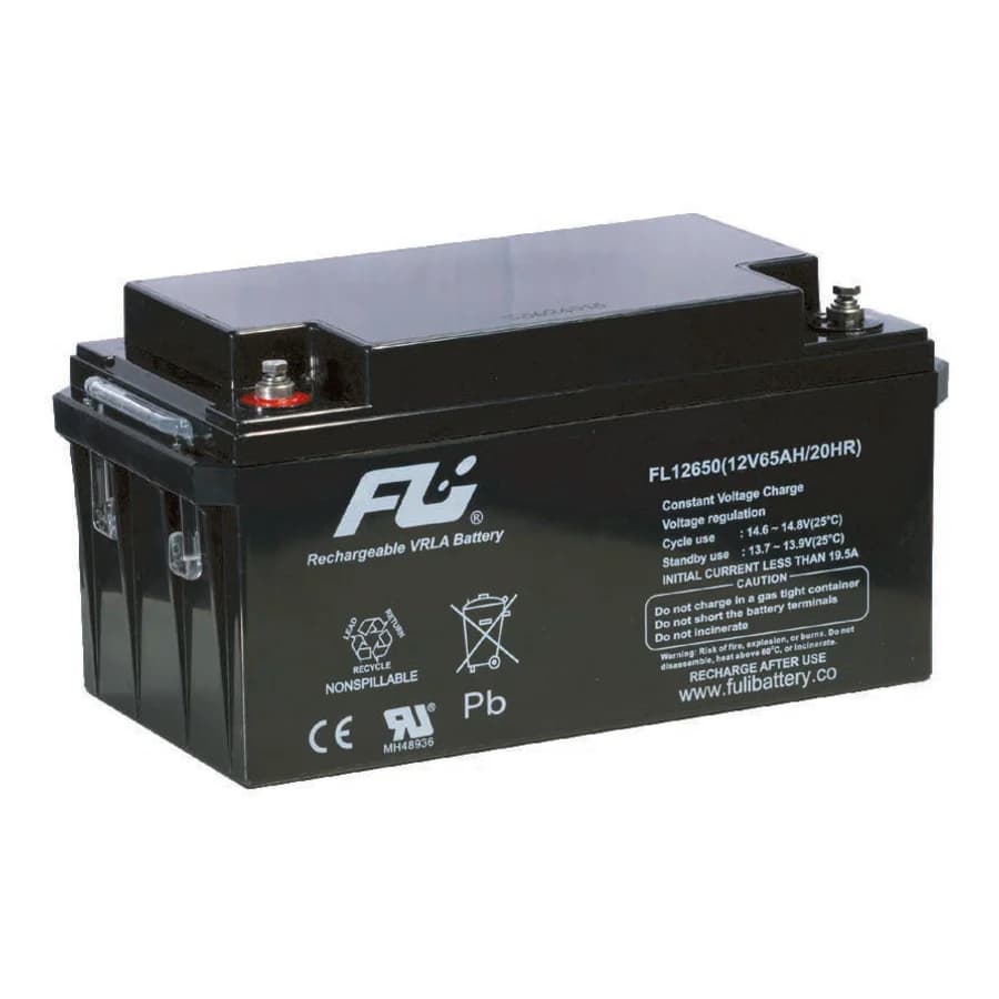 Batería sellada Fulibattery FL12650GS de 12 voltios y 65 amperios-hora
