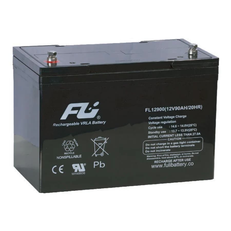 Batería sellada Fulibattery FL12900GS de 12 voltios y 90 amperios-hora