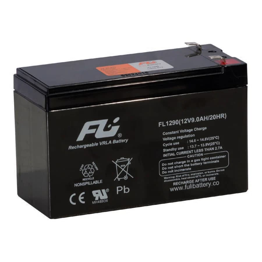 Batería sellada Fulibattery FL1290GS de 12 voltios y 9 amperios-hora