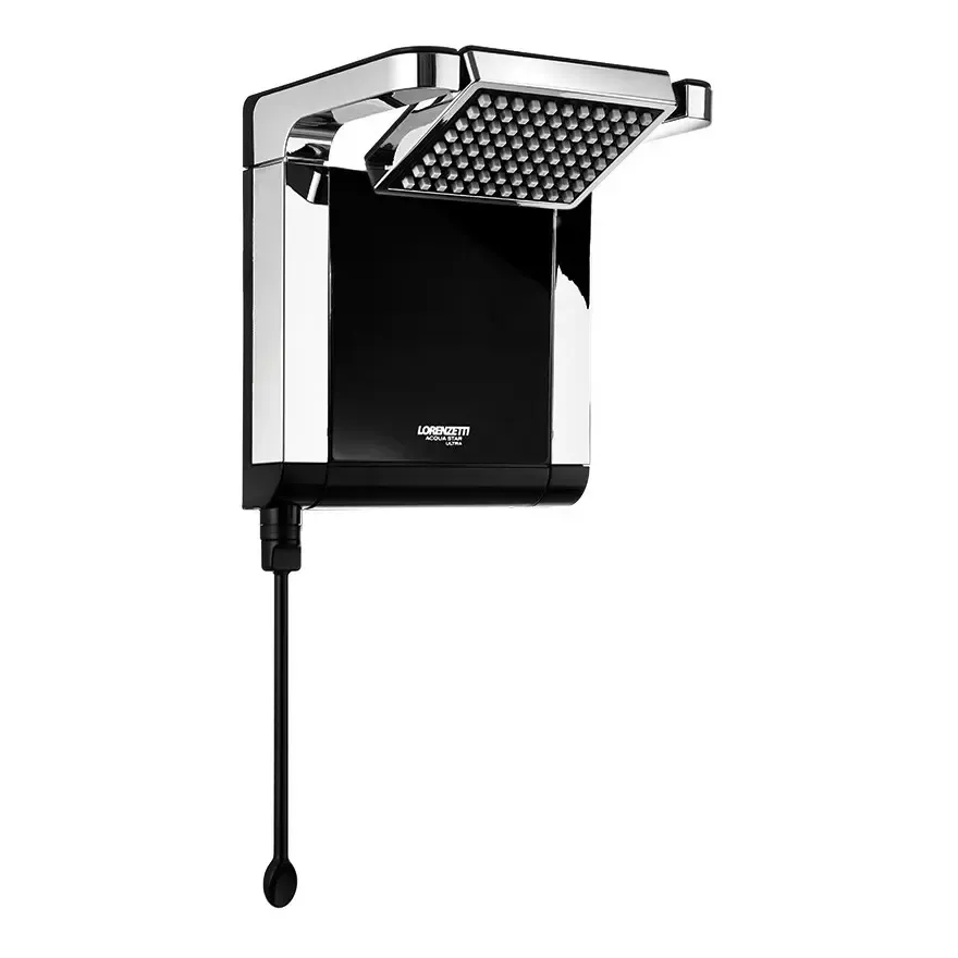 Ducha eléctrica Lorenzetti Acqua Star negro cromado, 220 V